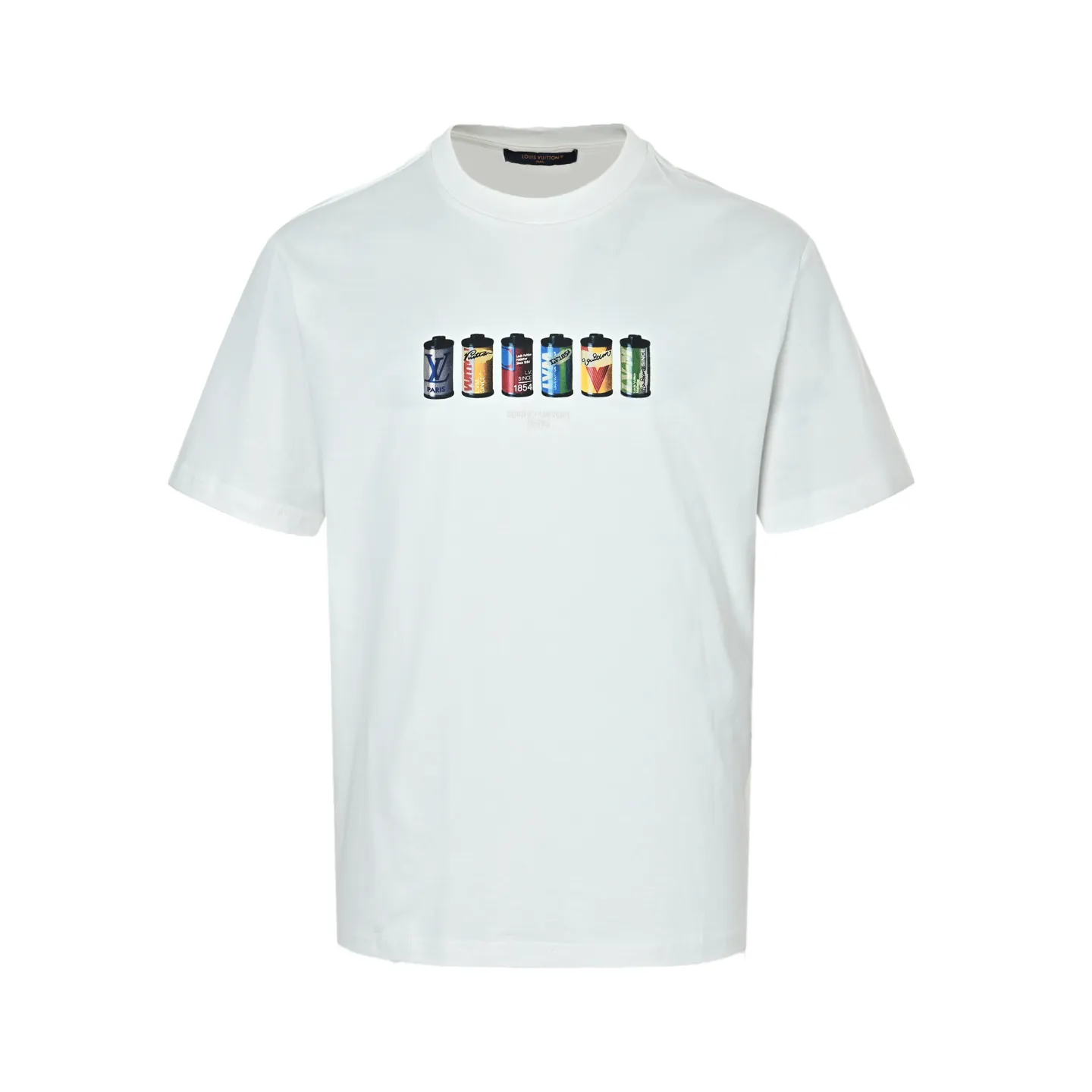 Louis Vuitton/Louis Vuitton Film Jar Printed Short Sleeves